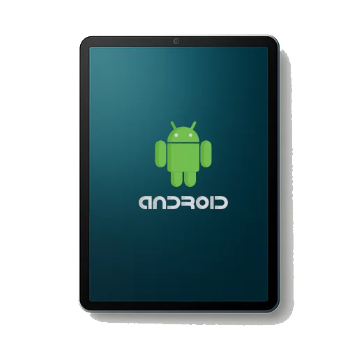 Android tablet streaming IPTV with a vibrant screen.