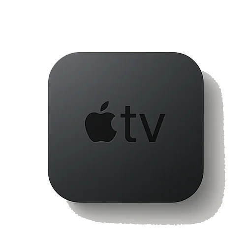 Apple TV 4K, a sleek IPTV streaming device.