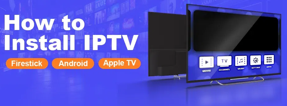 Step-by-step guide showing how to set up IPTV, with key steps such as choosing a provider, checking internet speed, selecting compatible devices, installing IPTV apps, configuring settings, and troubleshooting common issues for a seamless streaming experience.